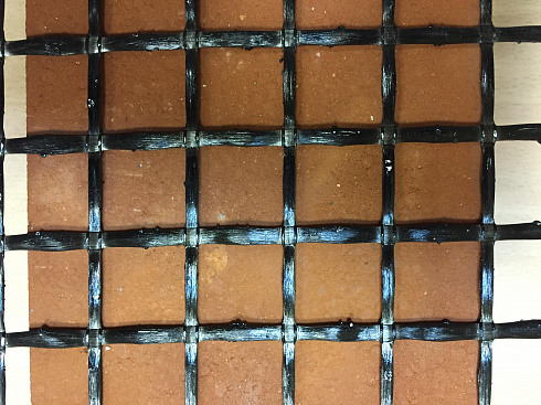 Базальтовая сетка МИАГРИД для армирования кладки из полнотелого кирпича