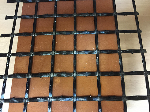 Базальтовая сетка МИАГРИД для армирования кладки из полнотелого кирпича