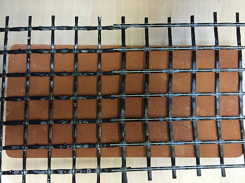 Базальтовая сетка МИАГРИД для армирования кладки из полнотелого кирпича